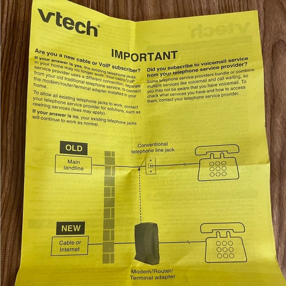 VTech 6.0 White Cordless Telephone W/Caller ID/Call Waiting wall mountable phone - Picture 13 of 13